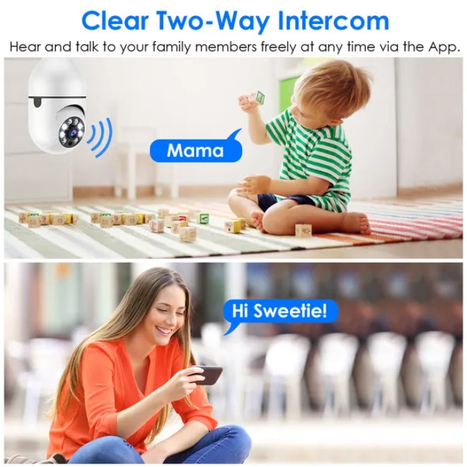 E27 WiFi Bubble Camera