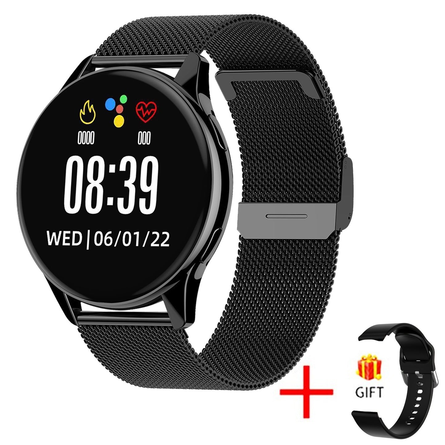 New Round Smart Watch - Bluetooth Calling Fitness Bracelet