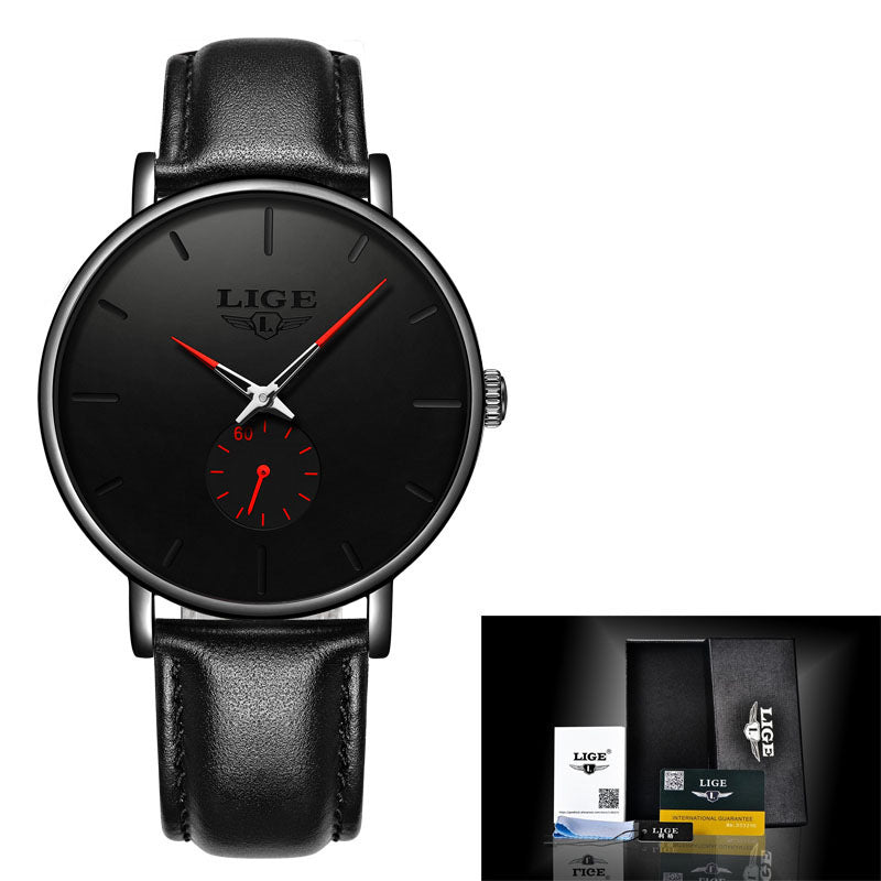 Thin Multifunctional Waterproof Quartz Watch