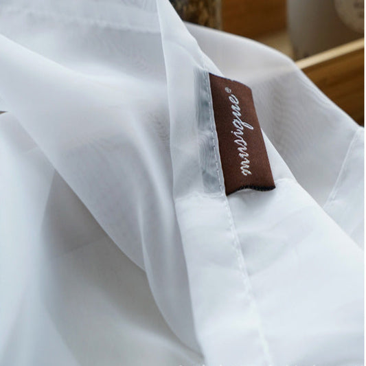 Modern And Simple Pure Color Cotton And Linen Window Screen