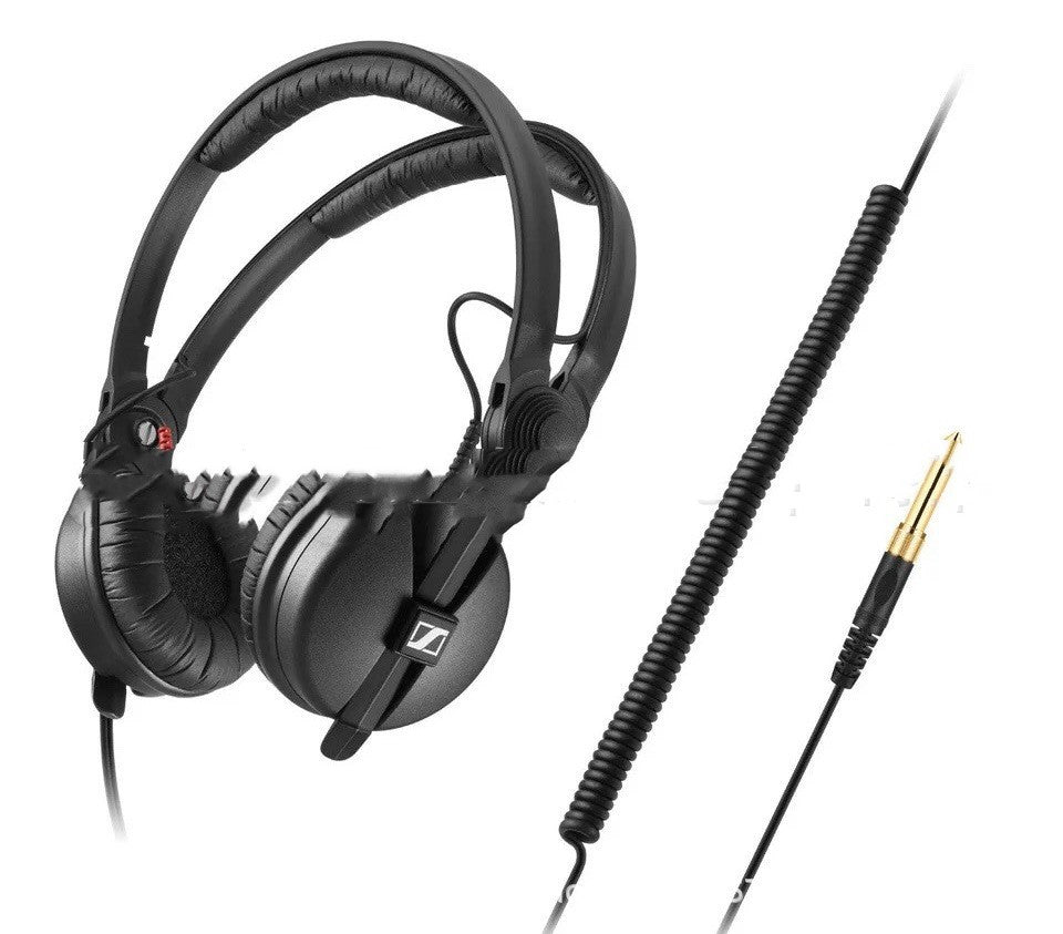 Head-mounted monitor music stereo headphones
