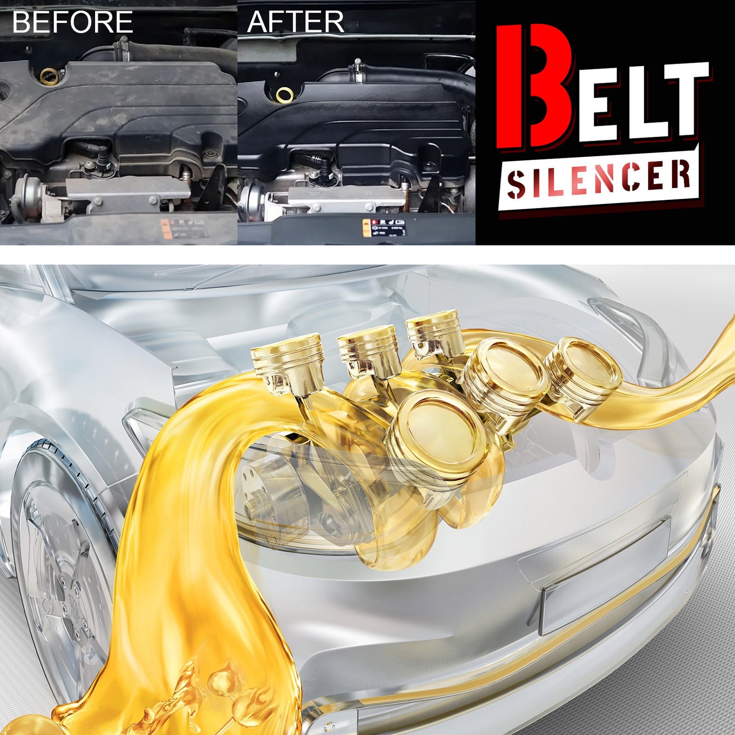 Automobile Engine Belt Abnormal Sound Elimination Maintenance Lubricant