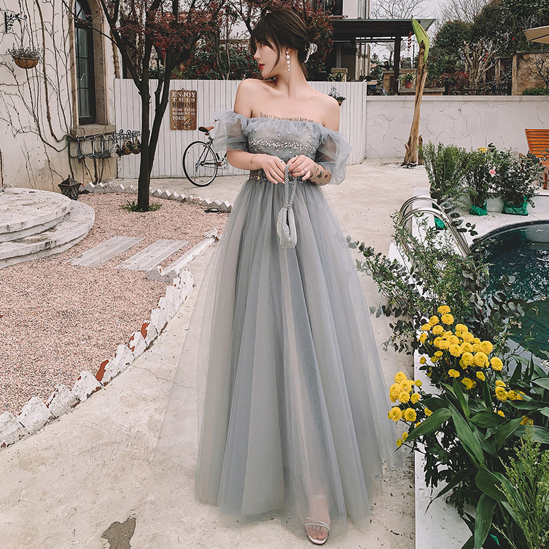 Dresses And Skirts Are Light And Extravagant Small High-end Banquet Temperament Fairy Famous Ladies