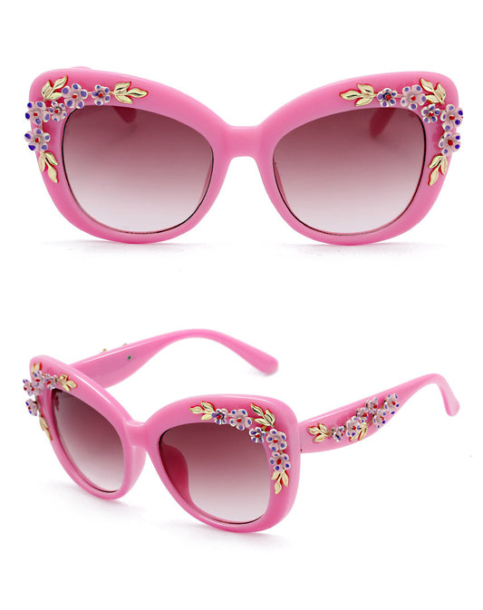 Women’s Flower Frame Sunglasses