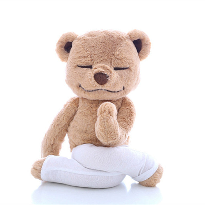 40cm Creative Yoga Bear Plush Toy