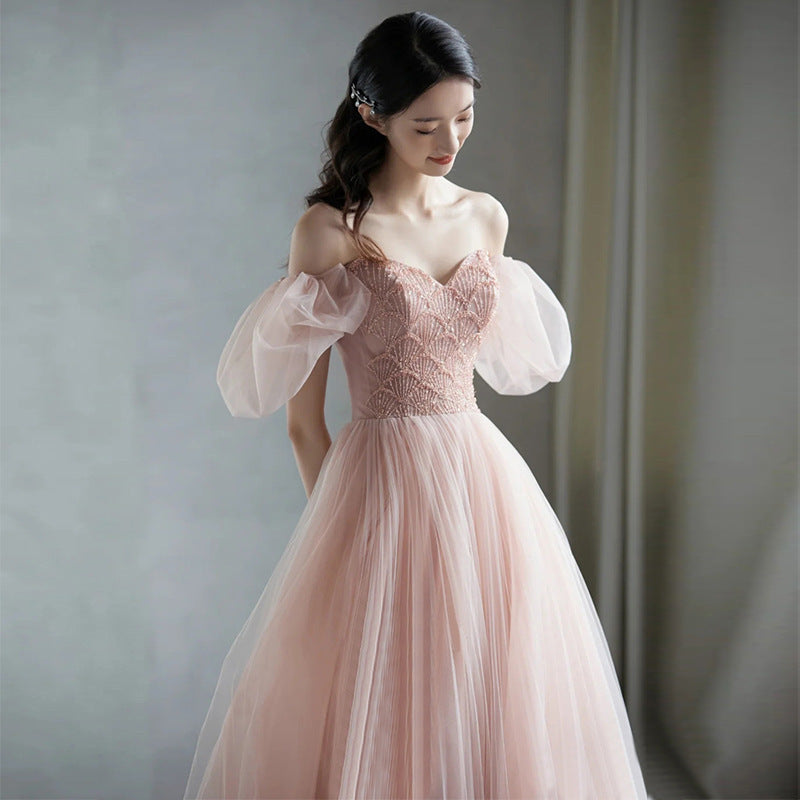 Engagement Summer Host Formal Dress Female Wedding