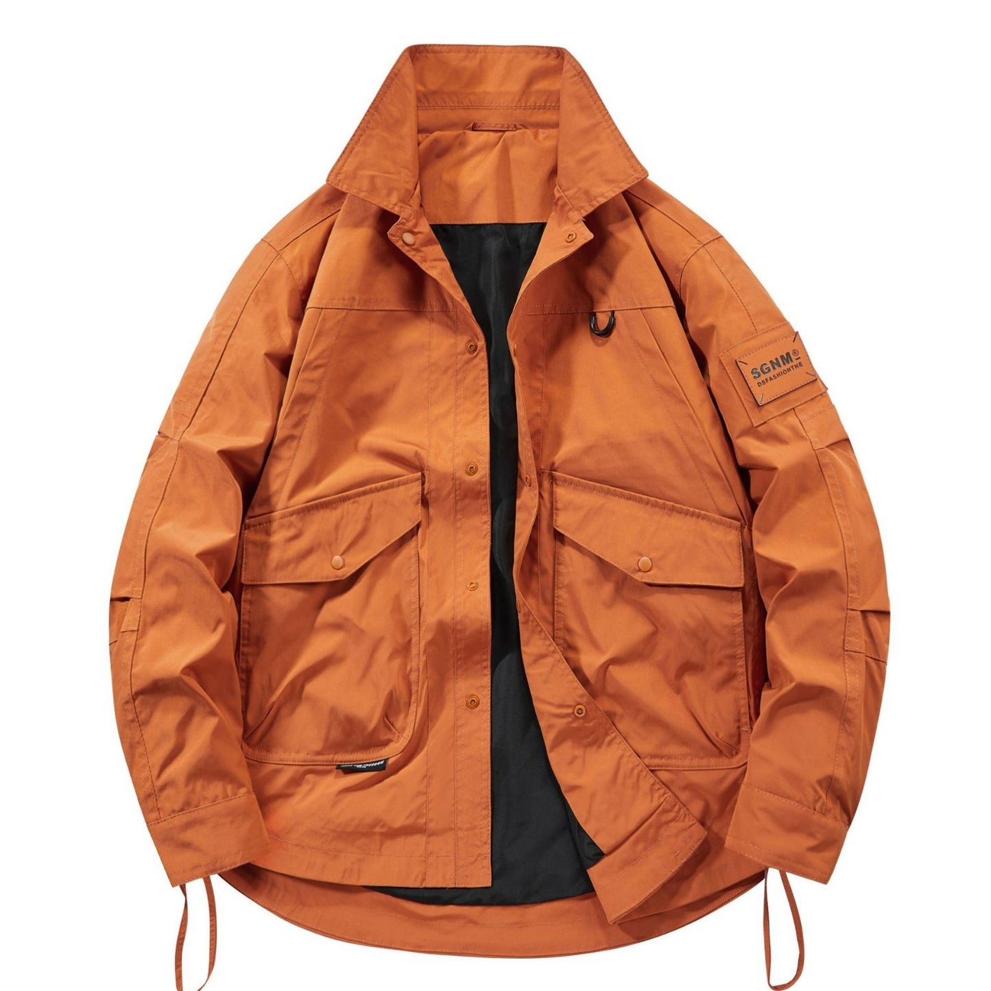 Outdoor Casual Tooling Turn-down Collar Coat