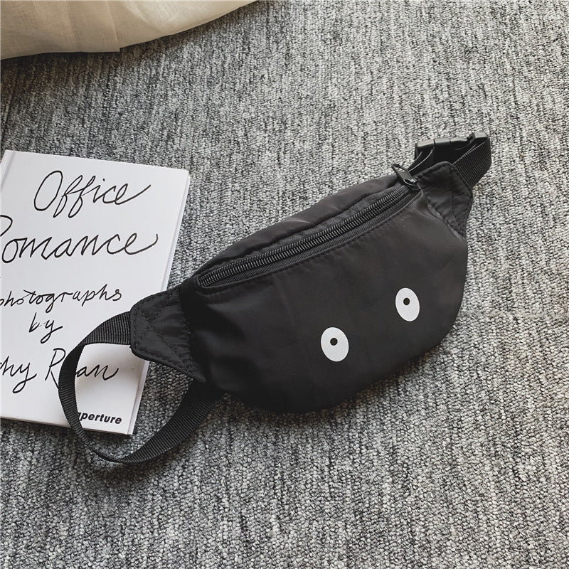 Children's Single-Shoulder Waist Bag - Funny Pattern Casual Backpack