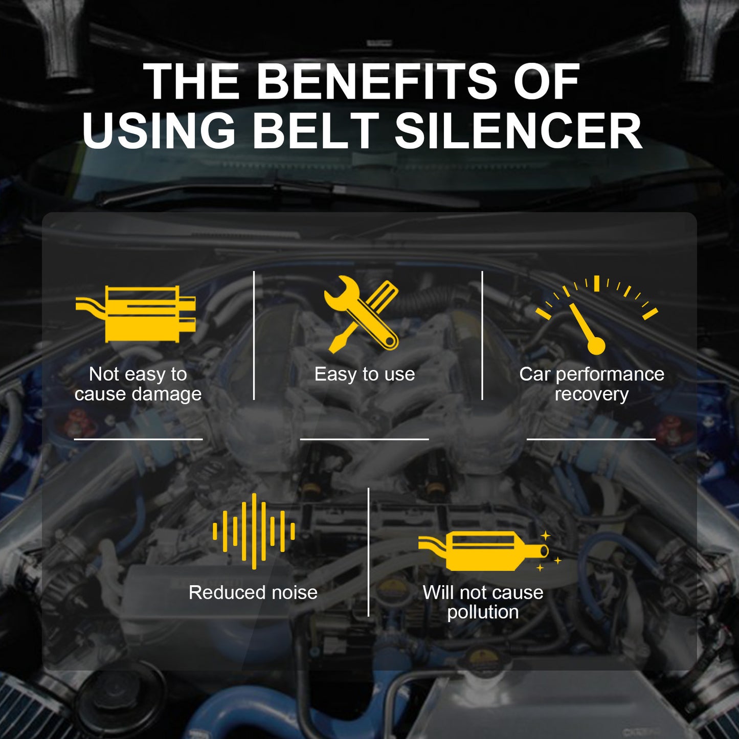 Automobile Engine Belt Abnormal Sound Elimination Maintenance Lubricant