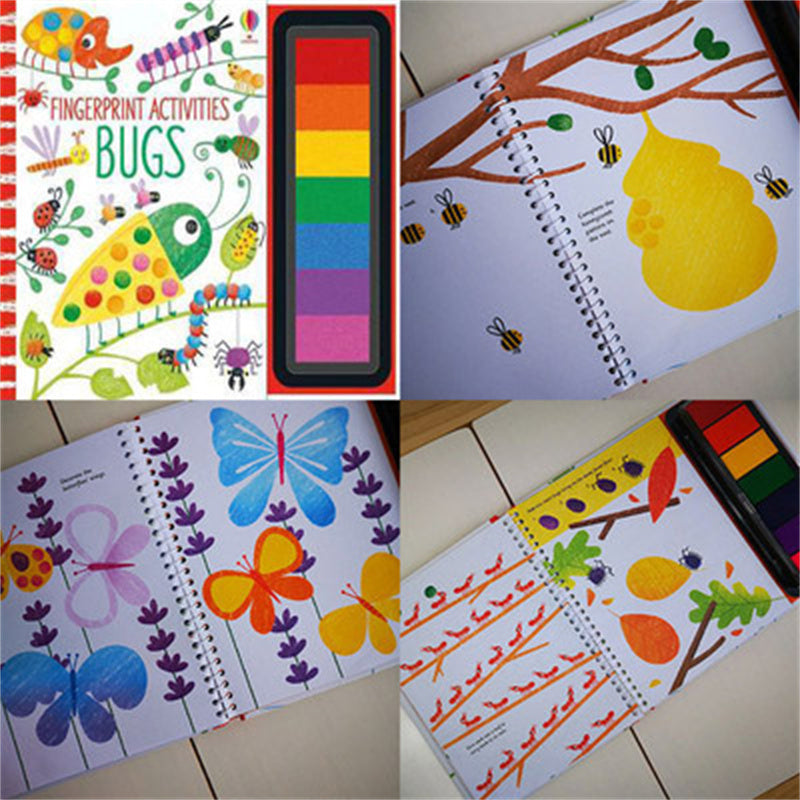 Kids Stamp Game Finger Coloring Book