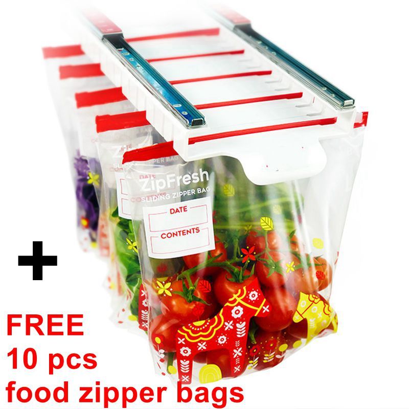 Food Zip-bag Storage Bag Hanging Storage Holder