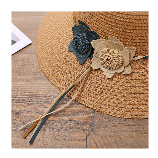 Women's UV Protection Small Brim Straw Hat