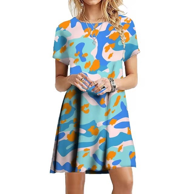 Summer Female Military Camouflage Skirt