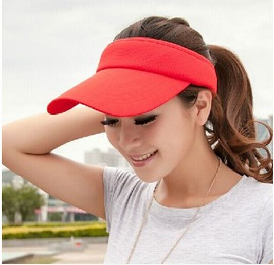 Female summer sun protection cap