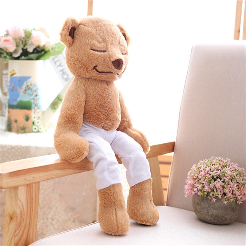 40cm Creative Yoga Bear Plush Toy