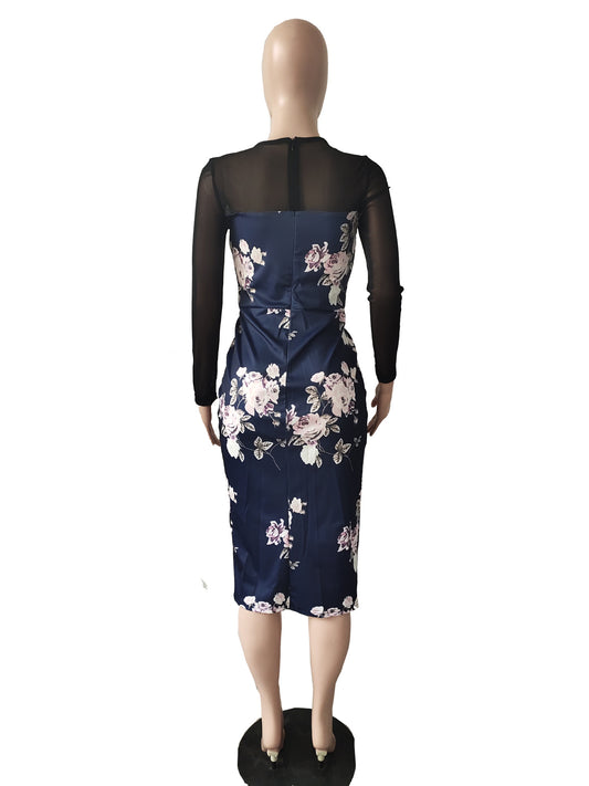 Summer Screen Printed Dress Casual Women's Wear