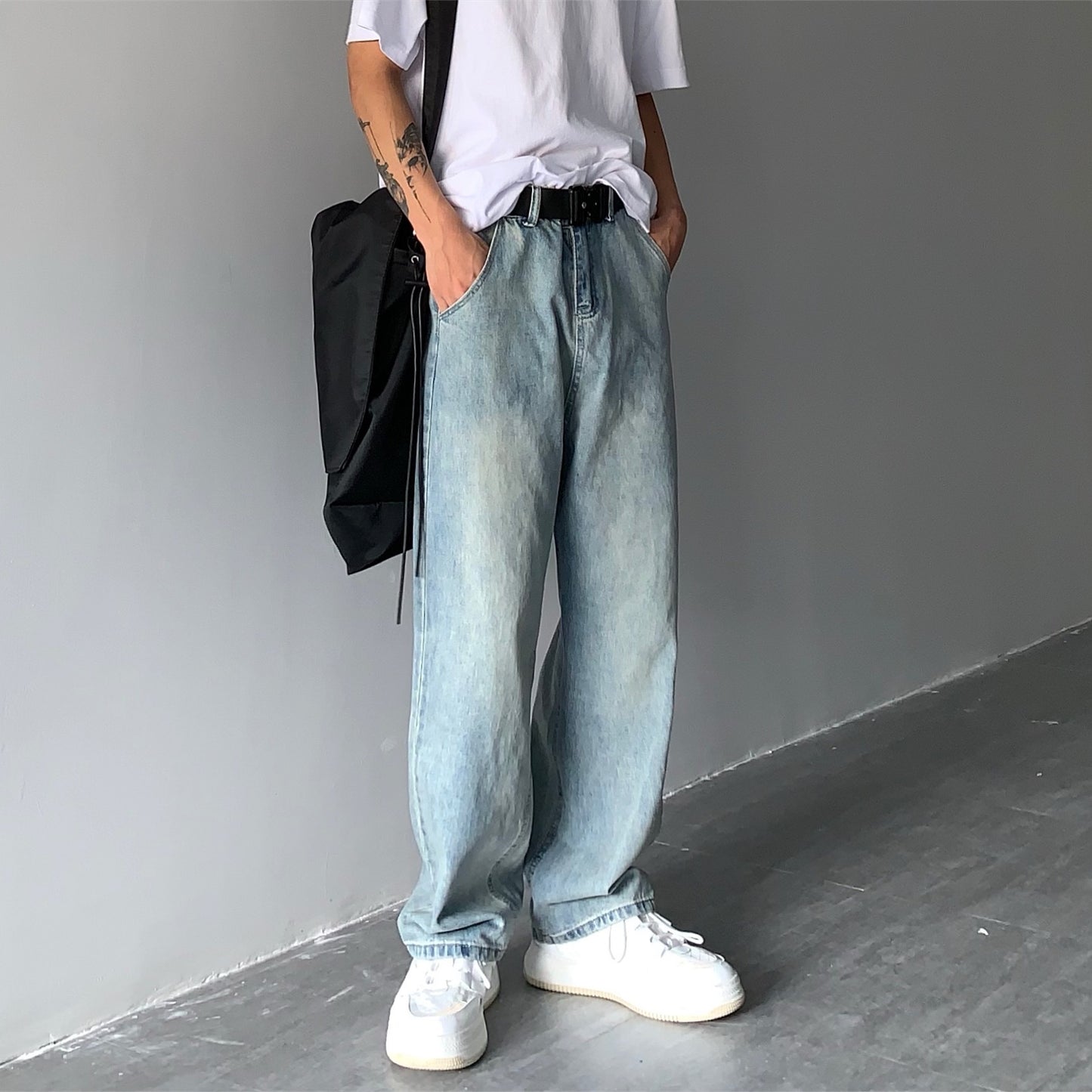 Wide-leg Jeans Men And Women