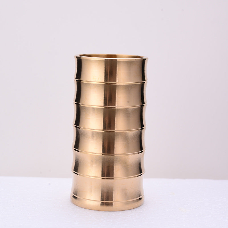 Tea Container Vintage Bamboo Vase Storage Container Ornaments