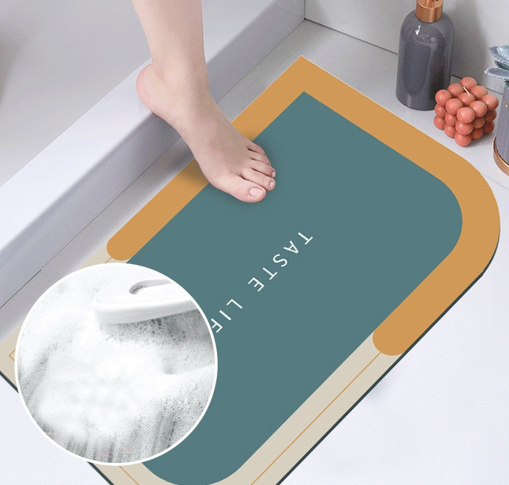 Non-slip Absorbent Quick-drying Soft Diatom Mud Mat