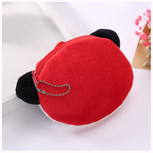 Plush Cute Coin Purse - Cartoon Cloth Women's Key Case