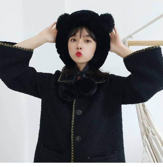 Women's Fashion Korean Style Bear Ears Hat