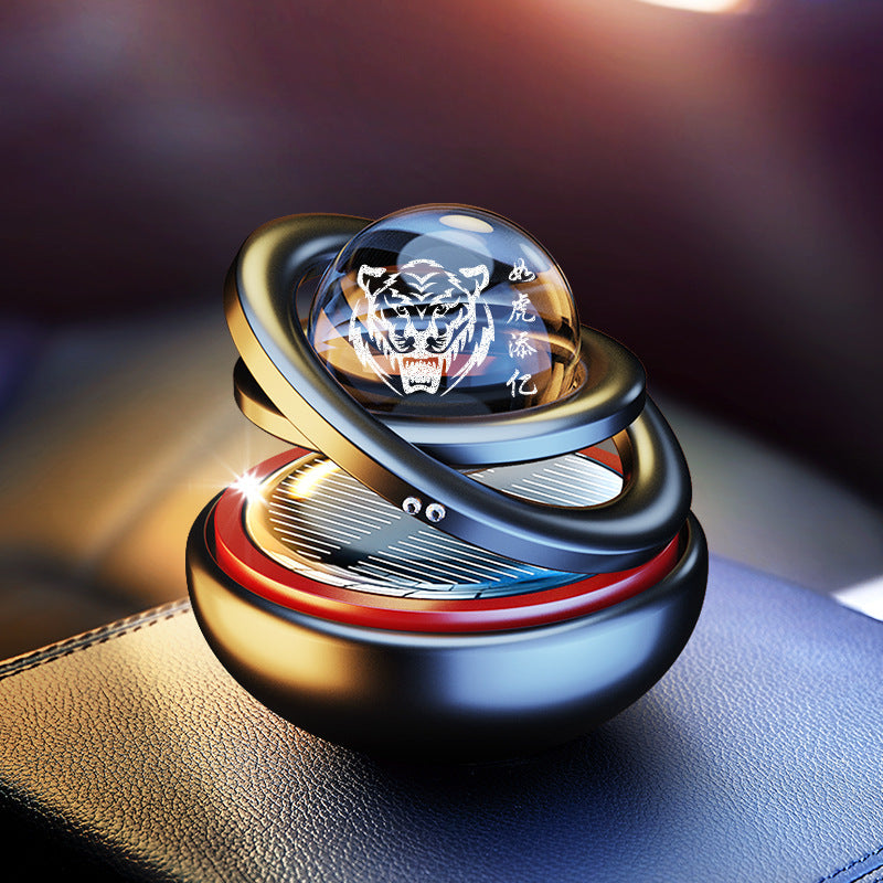 Solar Rotating Car Aroma Decoration