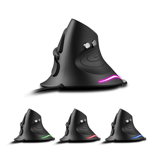 Vertical Mouse Snail Type Ergonomic Notebook Desktop Wired Mouse