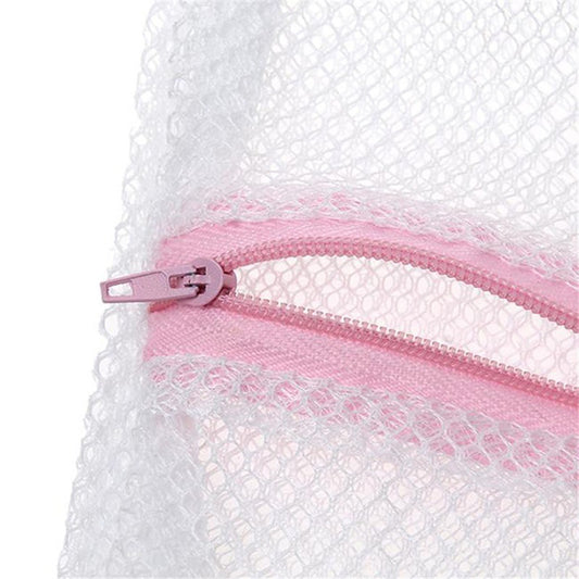 White Mesh Laundry Bag Protective