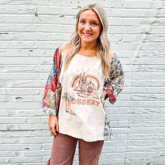 Spring And Summer New Pullover Round Neck Chiffon Shirt For Women Loose Slim Fit