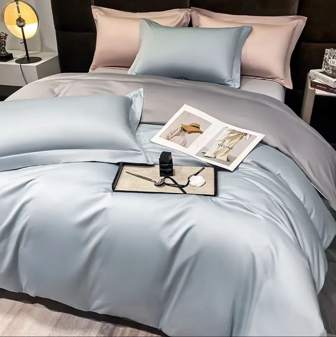 Long-staple Cotton Four-piece Set Bed Sheet Fitted Sheet