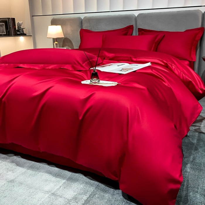 Long-staple Cotton Four-piece Set Bed Sheet Fitted Sheet
