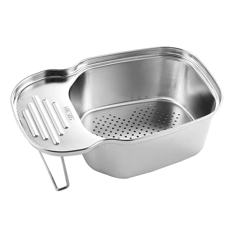 304 Stainless Steel Sink Drainage Basket - Durable Kitchen Organizer