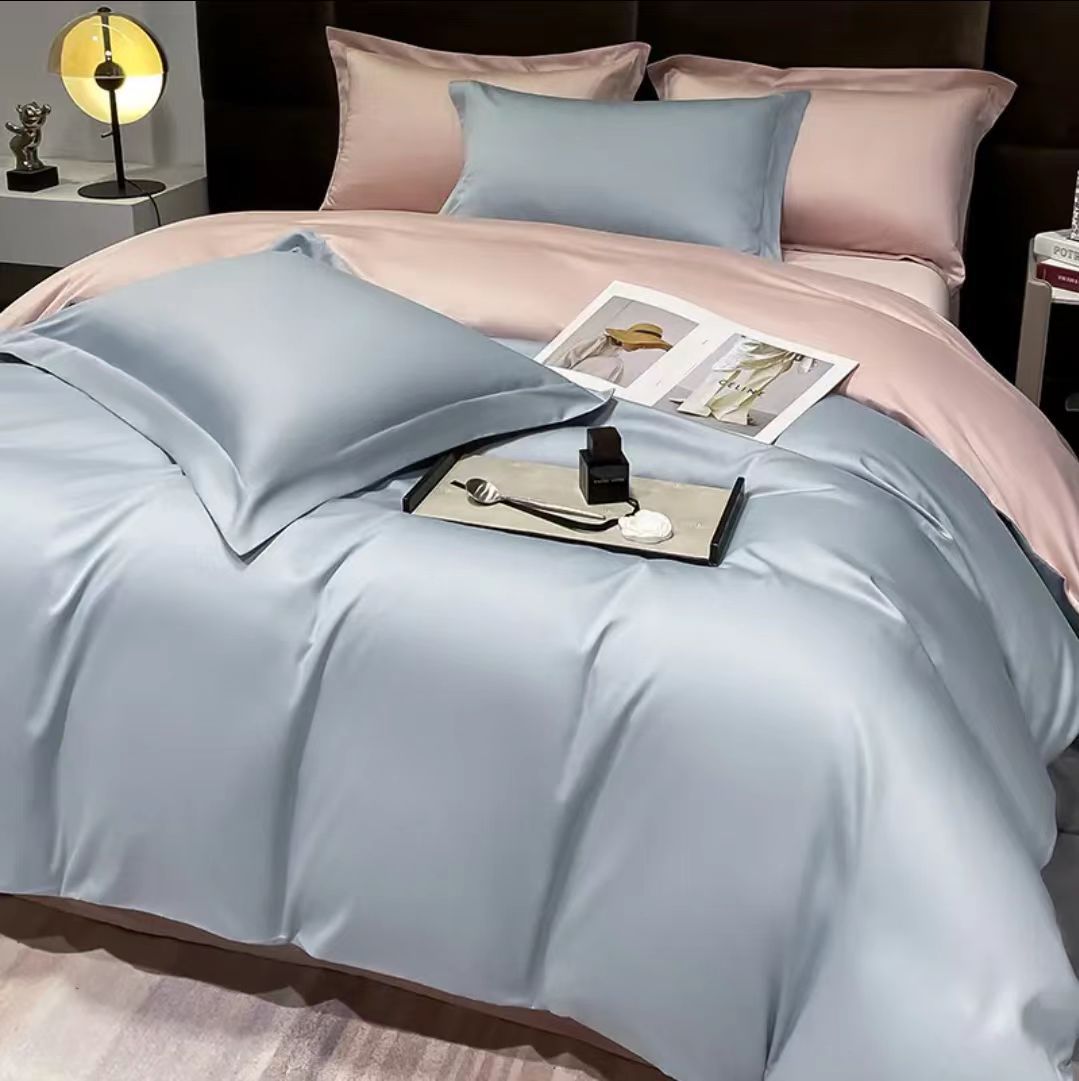 Long-staple Cotton Four-piece Set Bed Sheet Fitted Sheet