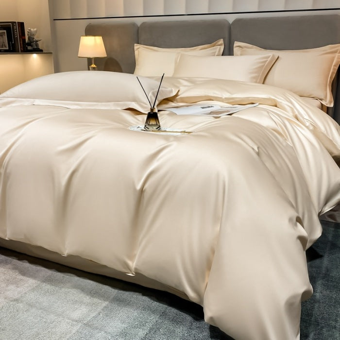 Long-staple Cotton Four-piece Set Bed Sheet Fitted Sheet