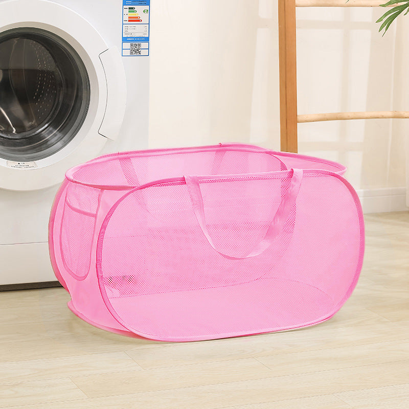 Upgraded Portable Laundry Folding Linen Storage Basket