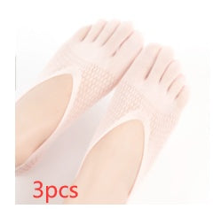Women's Velvet Five Toe Socks - Breathable & Sweat-Absorbing