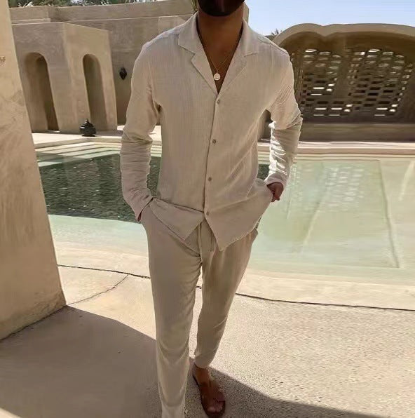 Casual Long-Sleeved Suits for Men