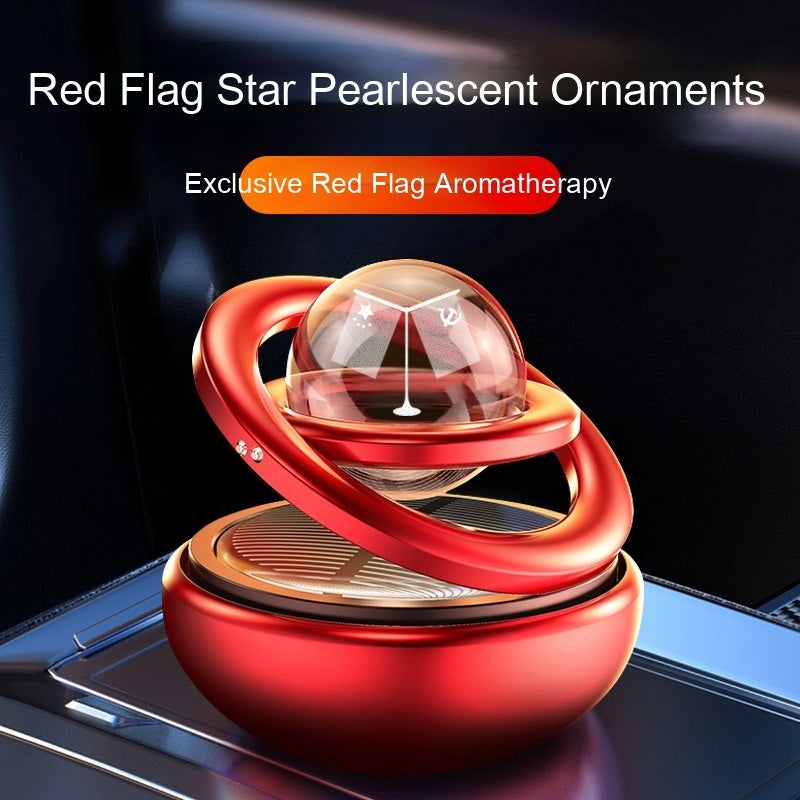 Solar Rotating Car Aroma Decoration