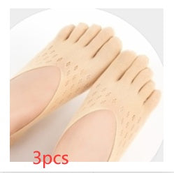 Women's Velvet Five Toe Socks - Breathable & Sweat-Absorbing