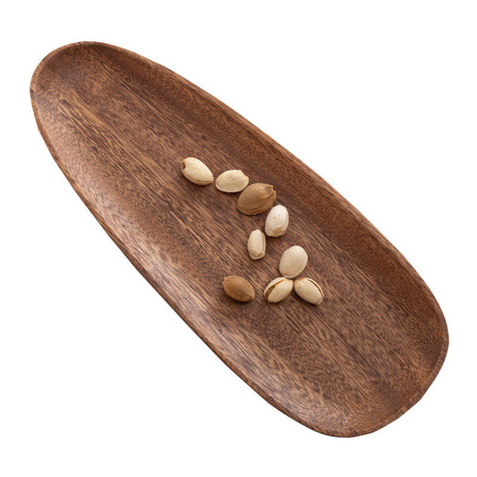 Irregular Shaped Acacia Wooden Serving Tray