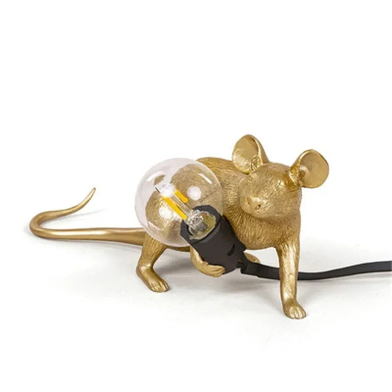Modern USB Mouse Lamp LED Night Lamp Home Room Desktop Bedside Night Light Home Room Decor Lighting Desk Lamp Table Lamp Pendant