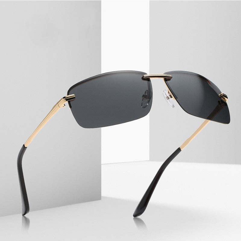 Polarized Frameless Sunglasses for Men