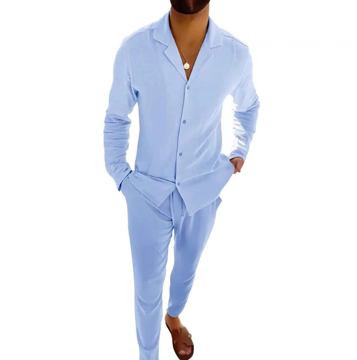Casual Long-Sleeved Suits for Men