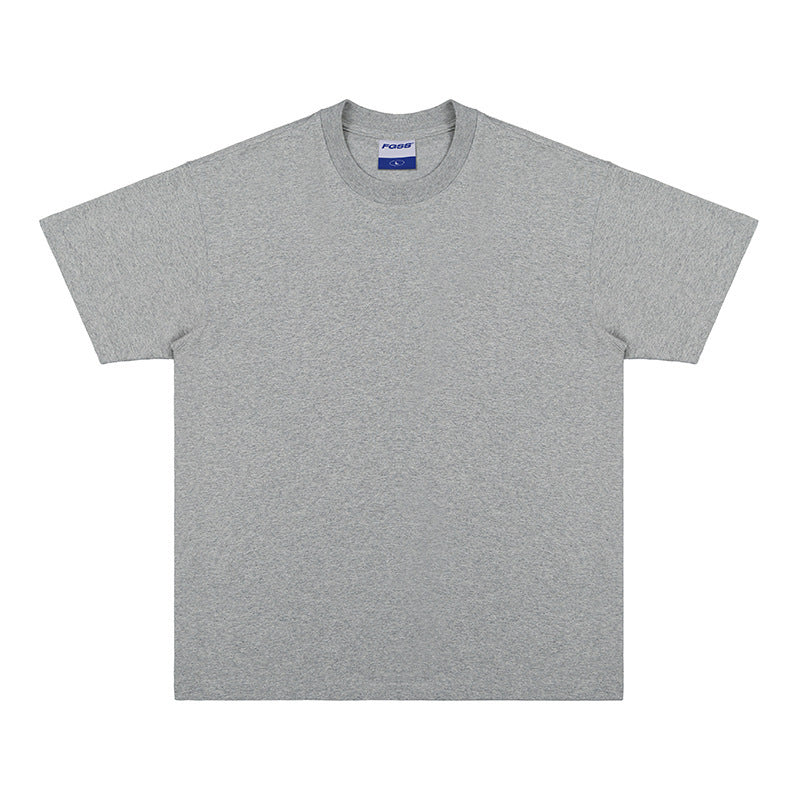 Oversize Loose Cotton Solid Color T-shirt For Men And Women