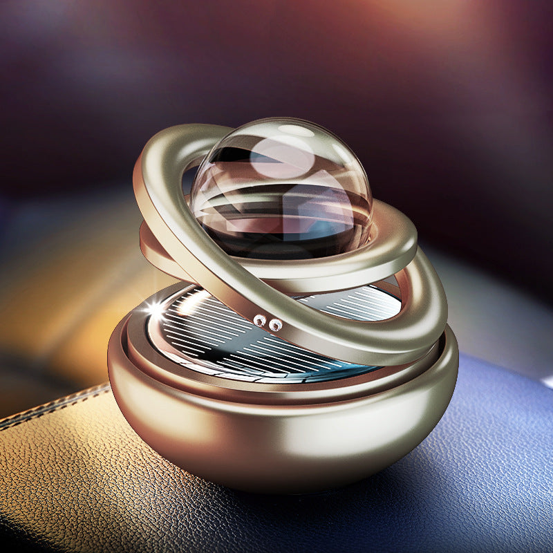 Solar Rotating Car Aroma Decoration