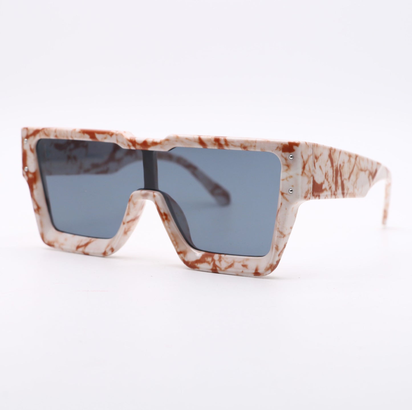 Oversized One-Lens Square Sunglasses for Men & Women