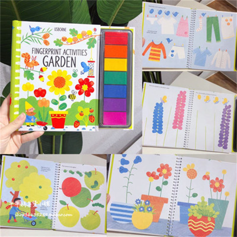 Kids Stamp Game Finger Coloring Book
