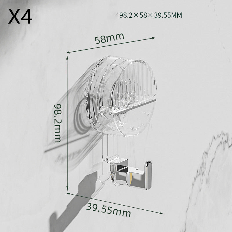 Non-Punching Bathroom Scratch-Free Strong Adhesive Suction Cup Hook