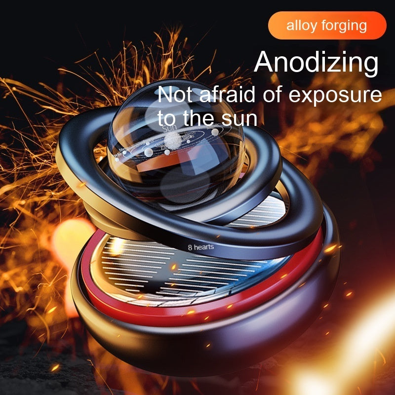 Solar Rotating Car Aroma Decoration