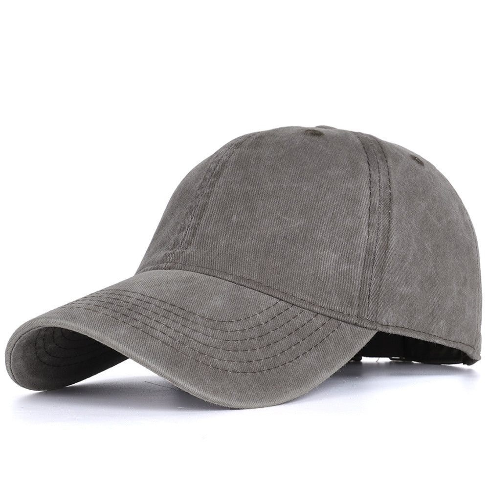 Unisex Washed Cotton Distressed Baseball Cap